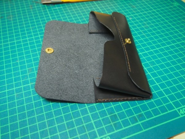 [レザークラフト]革の領収書入れの作り方_手縫い5