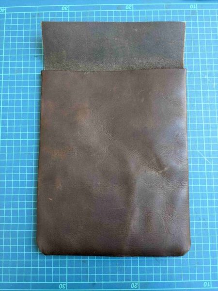 レザークラフト エルバマットのipadケースの作り方 型紙あり 0から始める初心者のための簡単レザークラフト入門